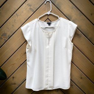 Ann Taylor women's M white blouse